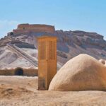 Towers of silence in yazd