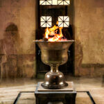 Zoroastrian Fire Temple in yazd iran
